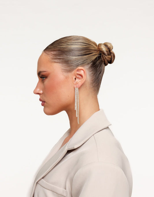 Gouden Multi Strass Stenen - Oorbellen - Olivia & Kate