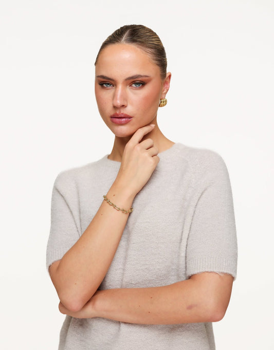 Gouden Schakel Detail - Armband - Olivia & Kate