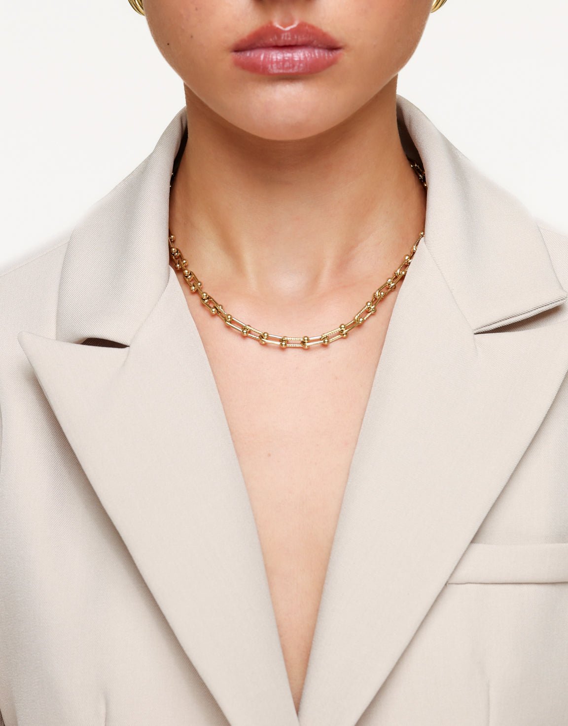 Gouden Schakel Detail - Ketting - Olivia & Kate