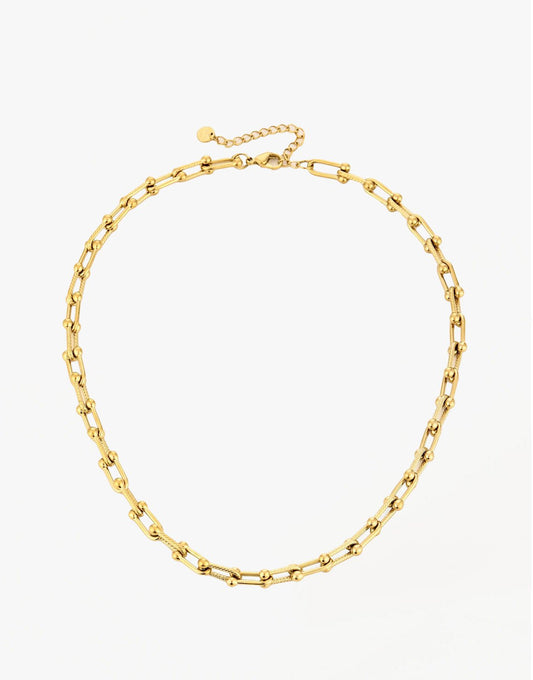 Gouden Schakel Detail - Ketting - Olivia & Kate