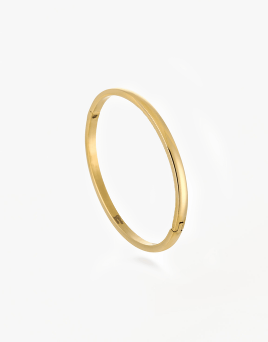 Gouden Smalle Bangle - Armband - Olivia & Kate