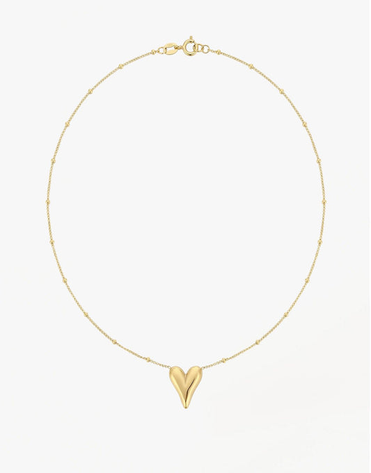 Gouden Statement Hartjes - Ketting - Olivia & Kate