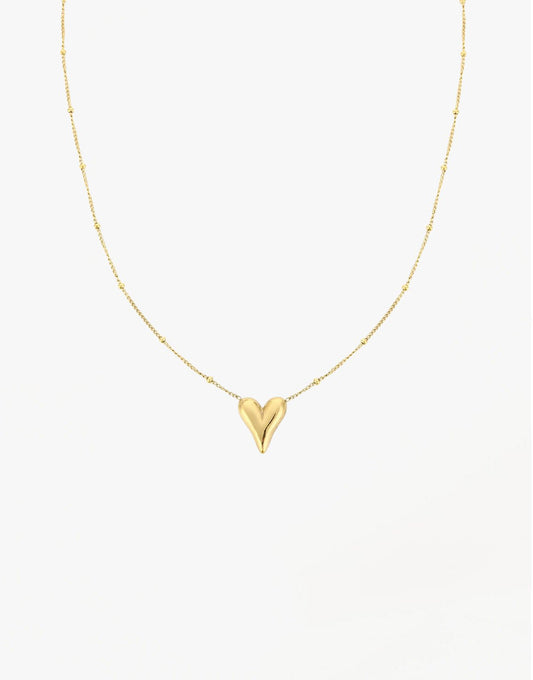 Gouden Statement Hartjes - Ketting - Olivia & Kate