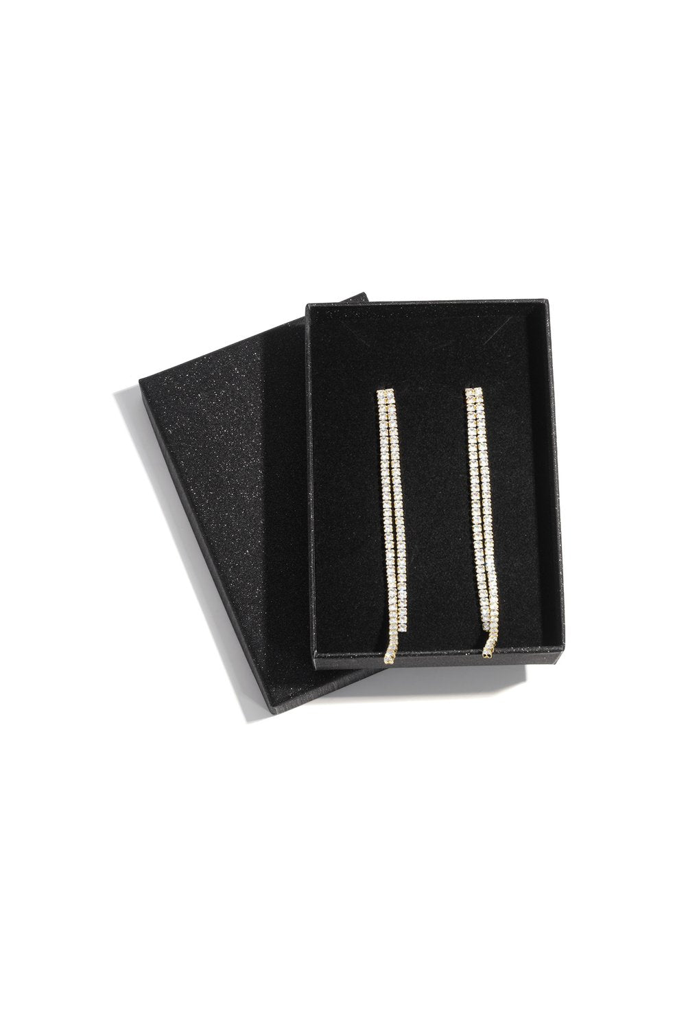 Gouden Strass Stenen - Oorbellen - Olivia & Kate