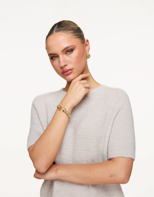 Gouden Stretchy Bangle - Armband - Olivia & Kate