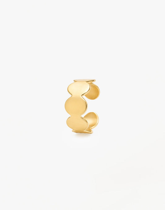 Gouden Verstelbare Ovale - Ring - Olivia & Kate