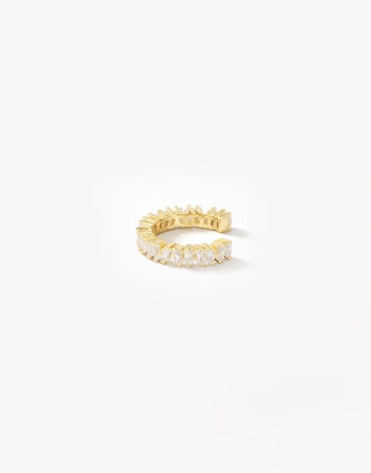 Gouden Zirkonia Stenen - Ear Cuff - Olivia & Kate