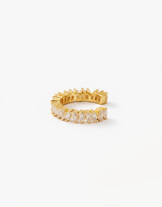 Gouden Zirkonia Stenen - Ear Cuff - Olivia & Kate
