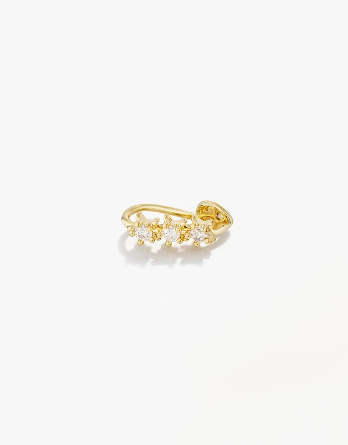 Gouden Zirkonia Sterren - Ear Cuff - Olivia & Kate