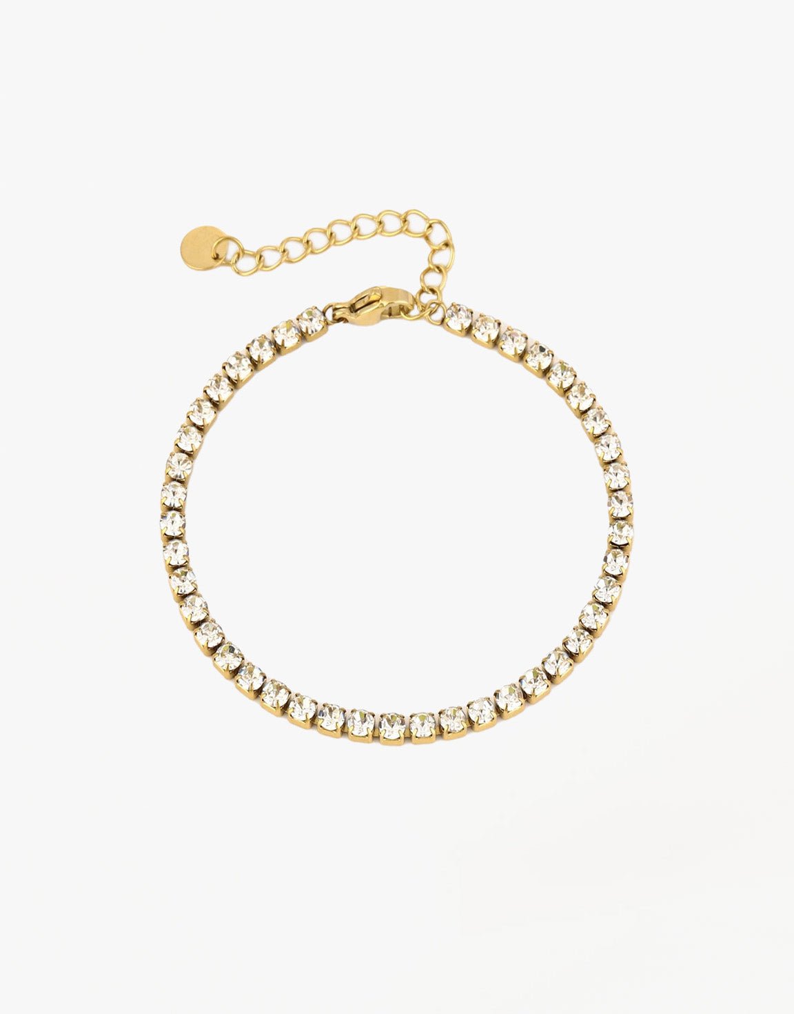 Gouden Zirkonia Tennis - Armband - Olivia & Kate