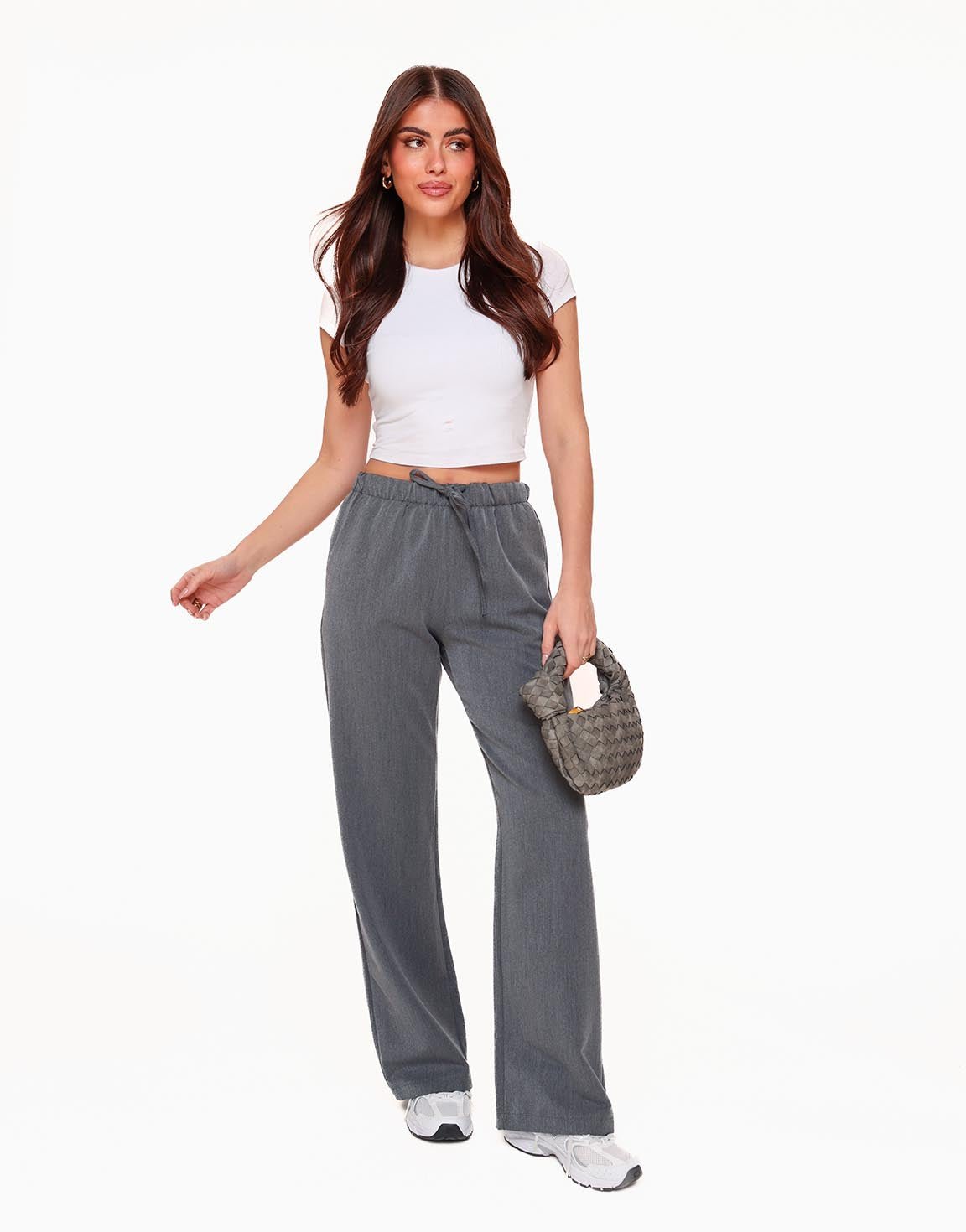 Grijze Losse Tall - Broek - Olivia & Kate