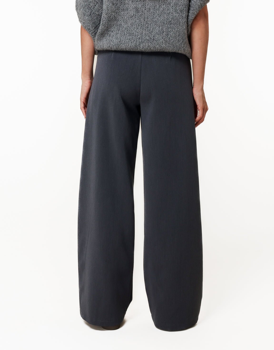 Grijze Plooien - Pantalon - Olivia & Kate