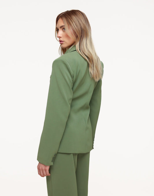 Green Luxury Fitted - Blazer - Olivia & Kate