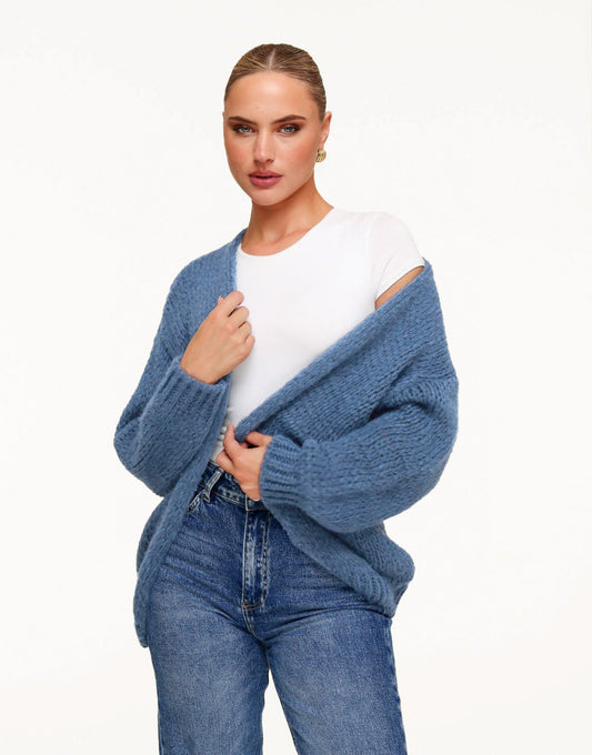 Jeans blue woolen - Cardigan