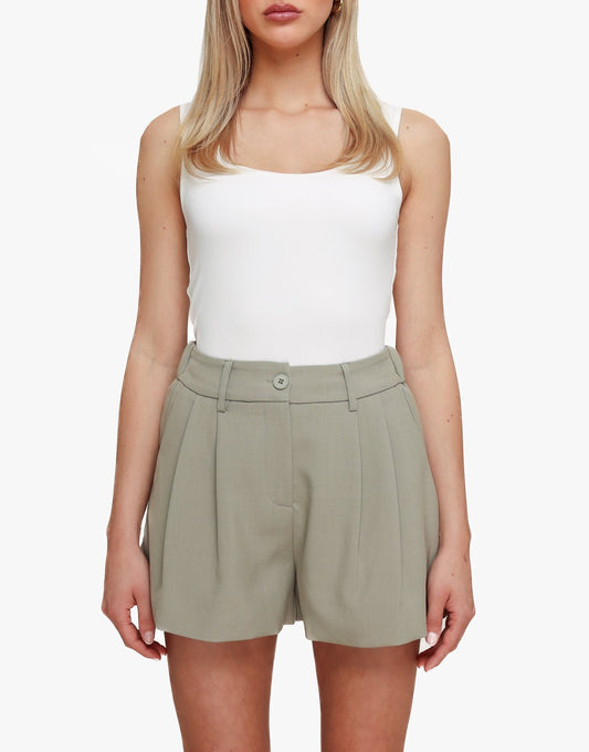 Khaki Cropped Zak Detail - Set - Olivia & Kate