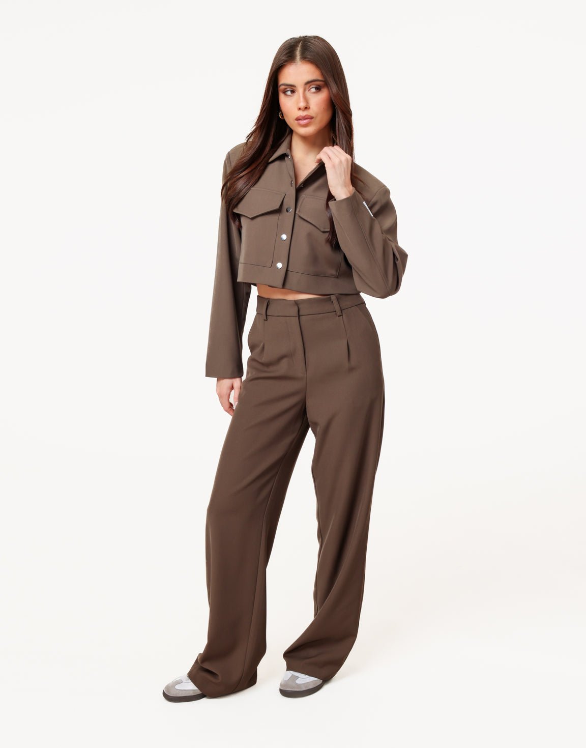 Khaki Studio - Trousers - Olivia & Kate