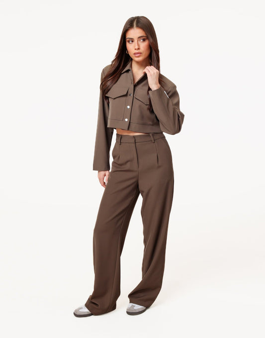 Khaki Studio - Trousers - Olivia & Kate
