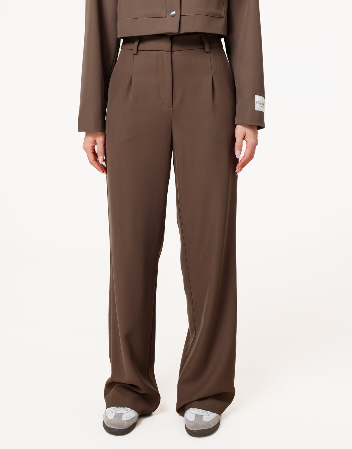 Khaki Studio - Trousers - Olivia & Kate