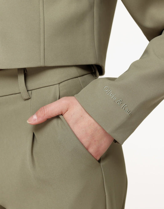 Khaki Studio Rits - Jasje - Olivia & Kate