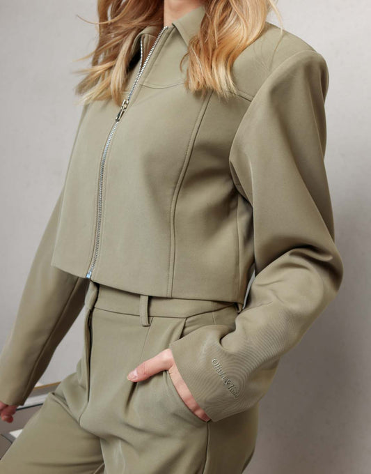 Khaki Studio Rits - Jasje - Olivia & Kate