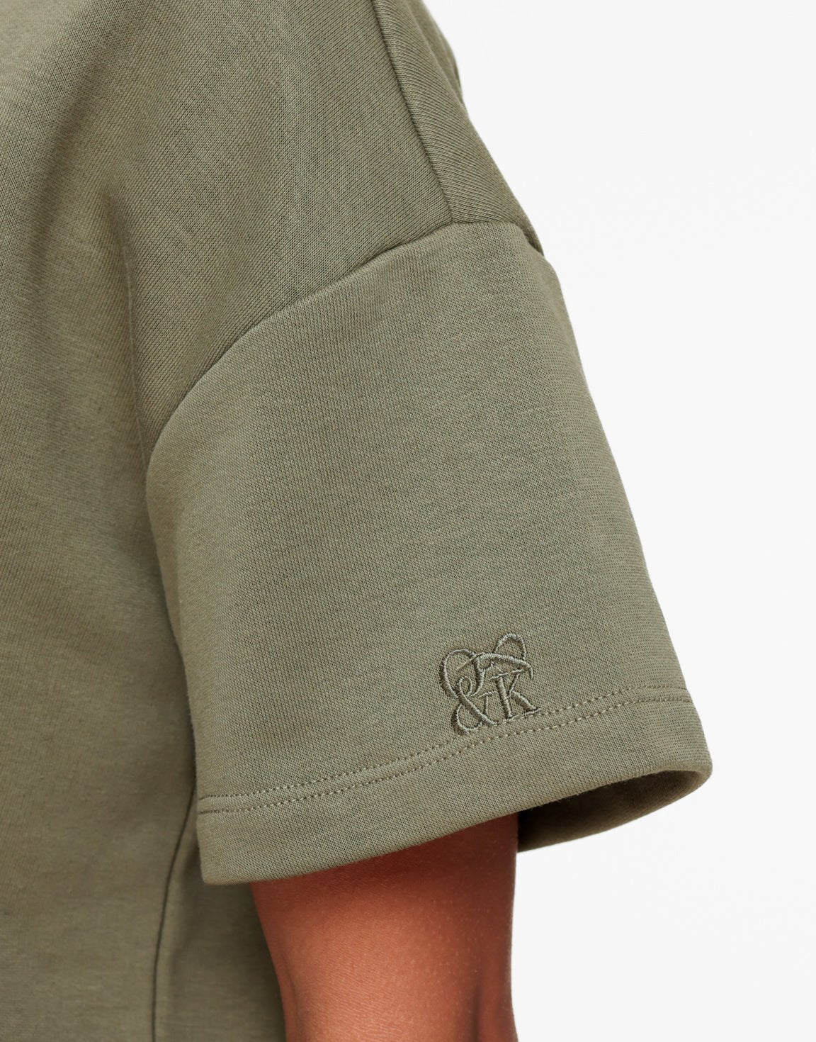 Khaki The Sport Edit- T-Shirt - Olivia & Kate