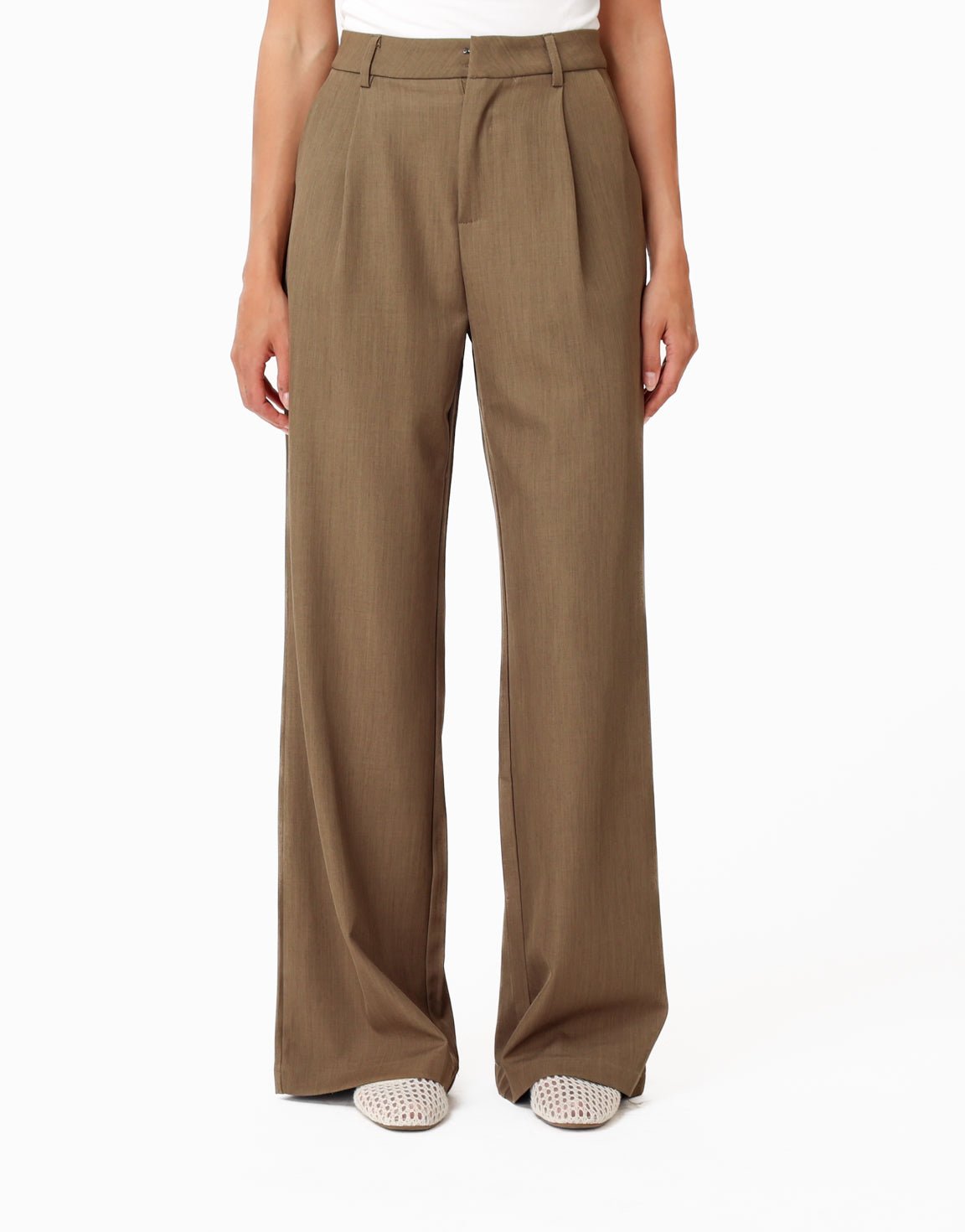 Khaki Wijde Classic - Pantalon