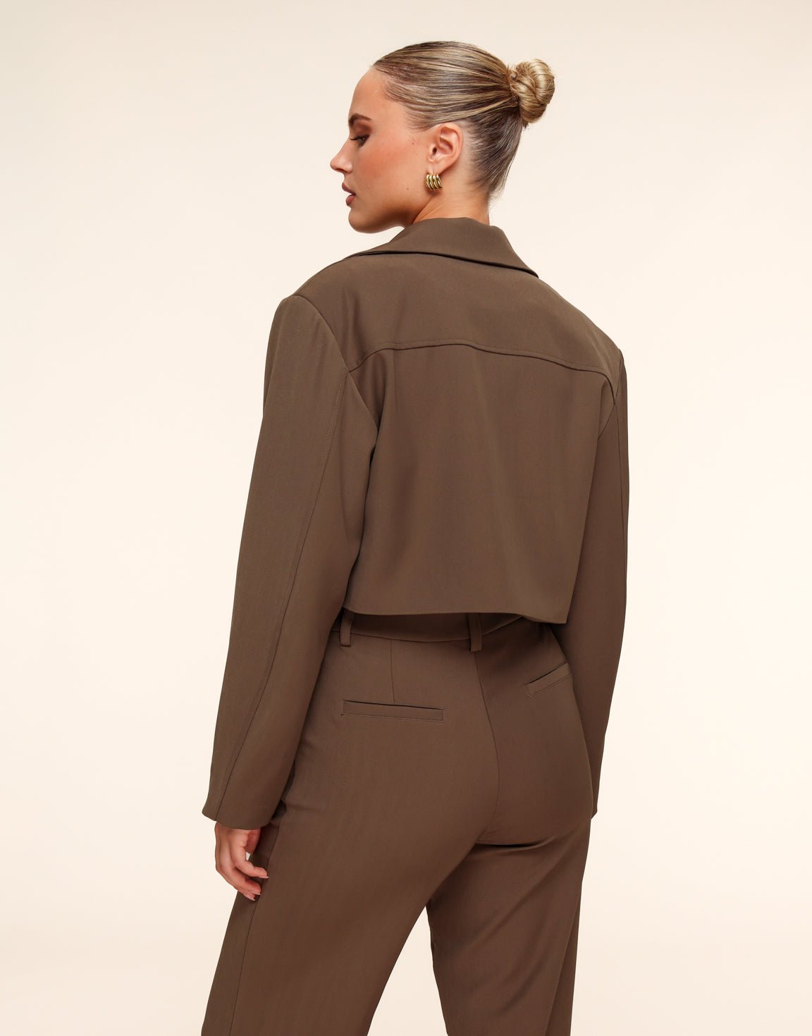 Licht Khaki Studio Cropped - Set - Olivia & Kate
