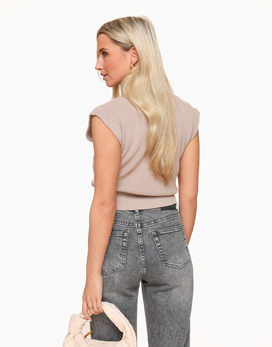 Light Taupe Spencer - Top - Olivia & Kate