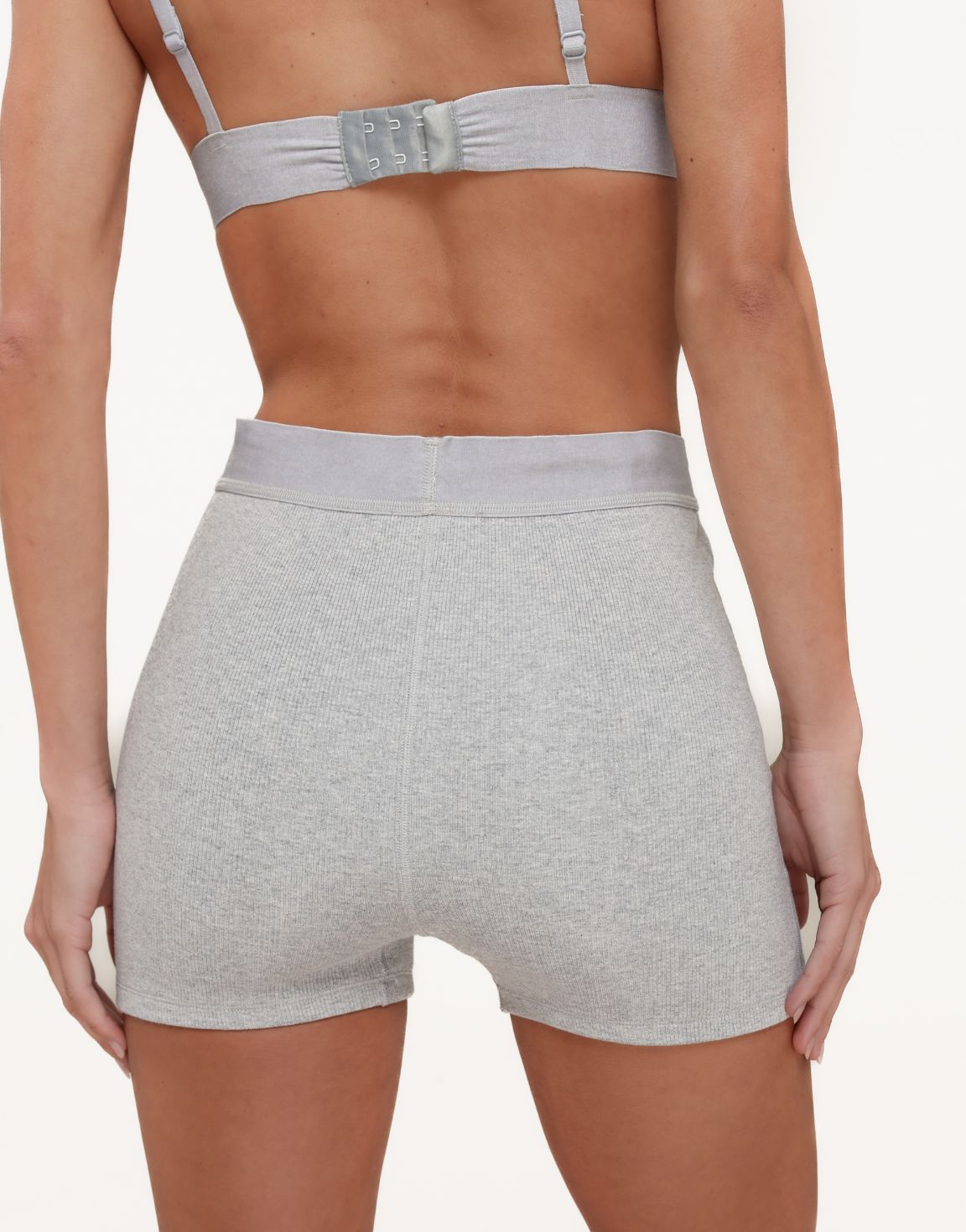 Lichtgrijze Boxer - Short - Olivia & Kate