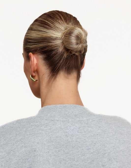 Lichtgrijze Jogging LS - Vest - Olivia & Kate