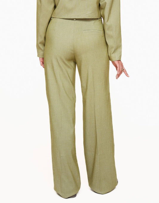 Lichtgroene STUDIO - Pantalon - Olivia & Kate