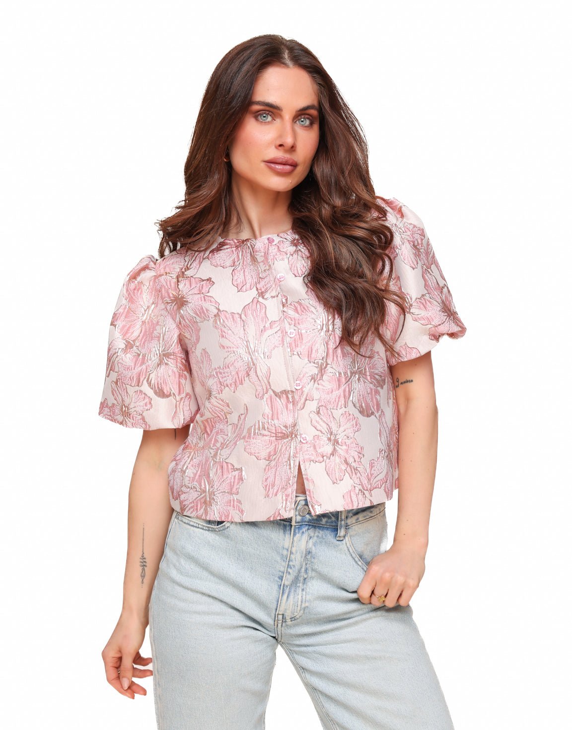 Lichtroze Statement Print - Top - Olivia & Kate