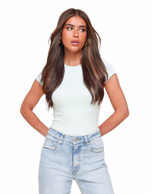 Mintgroene Basic SS - Top - Olivia & Kate