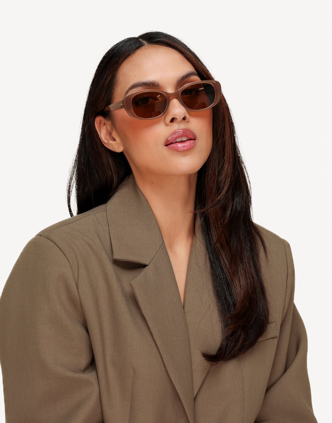 Mocha Ovale Classic - Zonnebril - Olivia & Kate