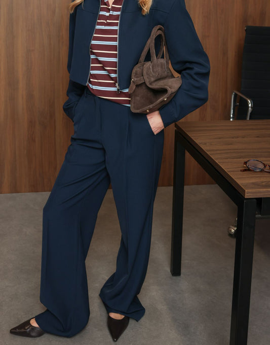 Navy Luxe Studio Rits - Set - Olivia & Kate