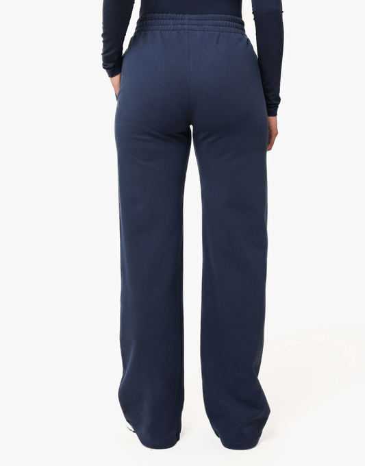 Navy Wijde Naden Jogging - Broek - Olivia & Kate