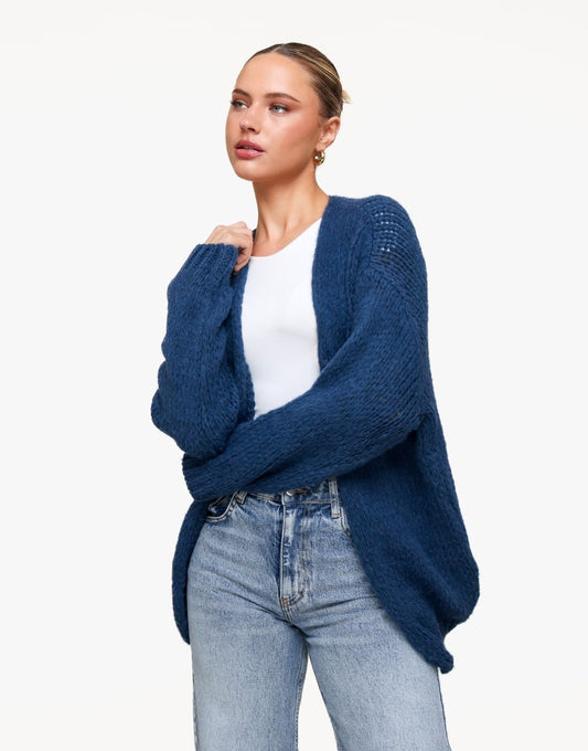 Navy Wollen - Vest - Olivia & Kate