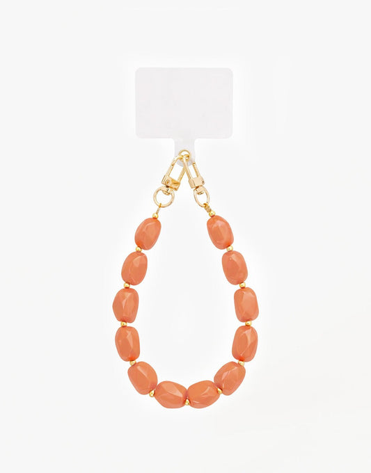 Oranje Kristallen - Telefoonkoord - Olivia & Kate