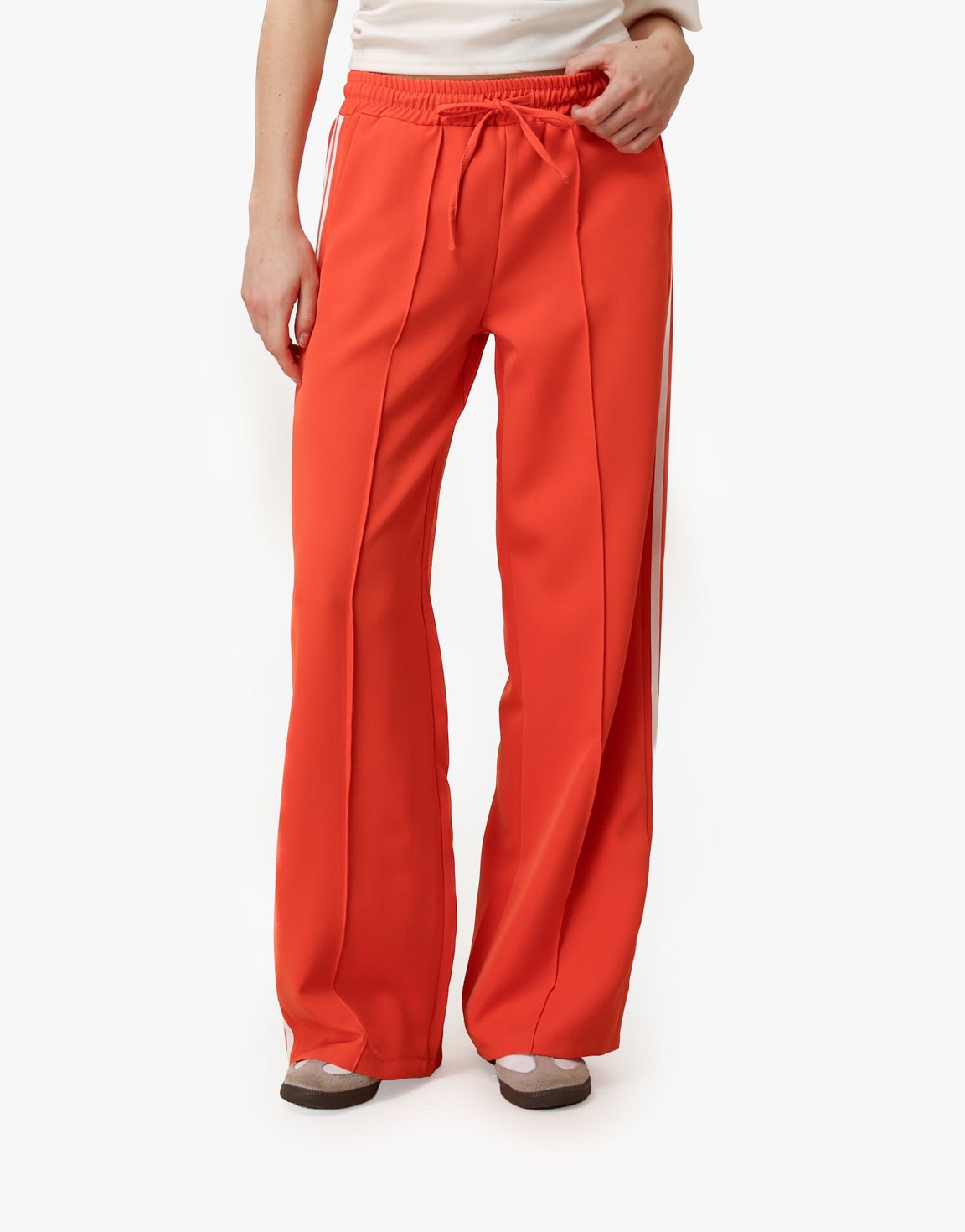 Oranje Wijde Strepen - Broek - Olivia & Kate