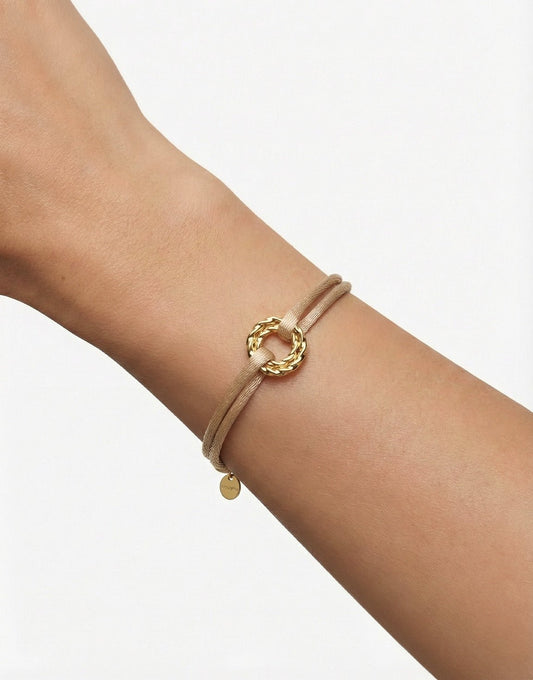 Old Pink Twisted Rings Rope - Bracelet - Olivia & Kate