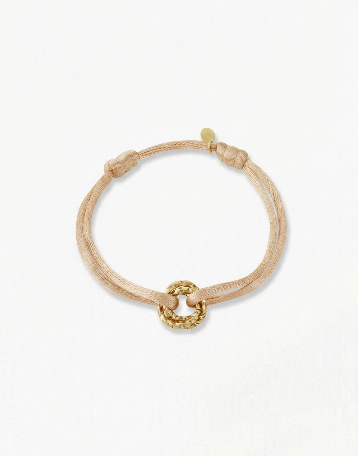 Oudroze Gedraaide Ringetjes Touw - Armband - Olivia & Kate