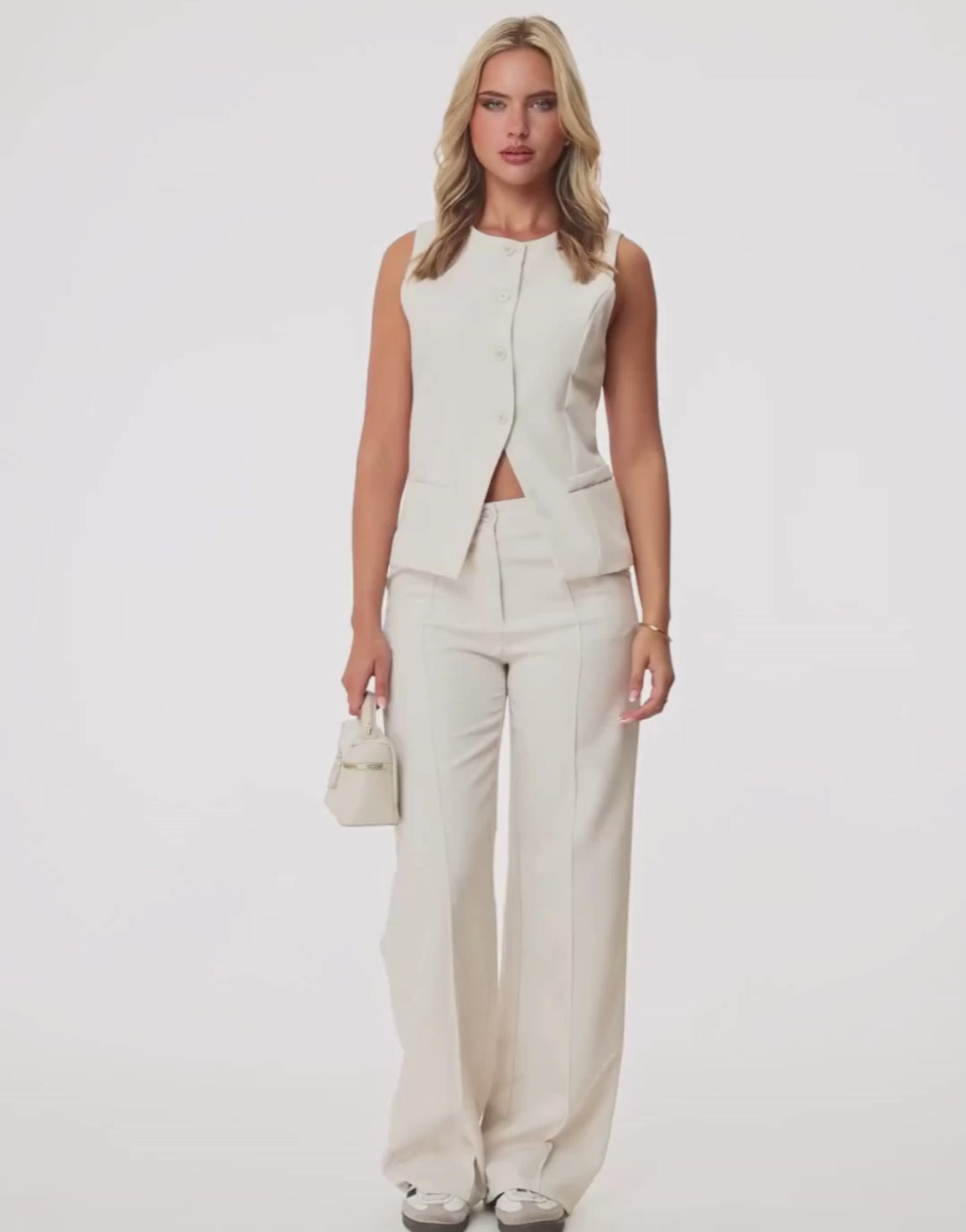 Beige Basic - Pantalon