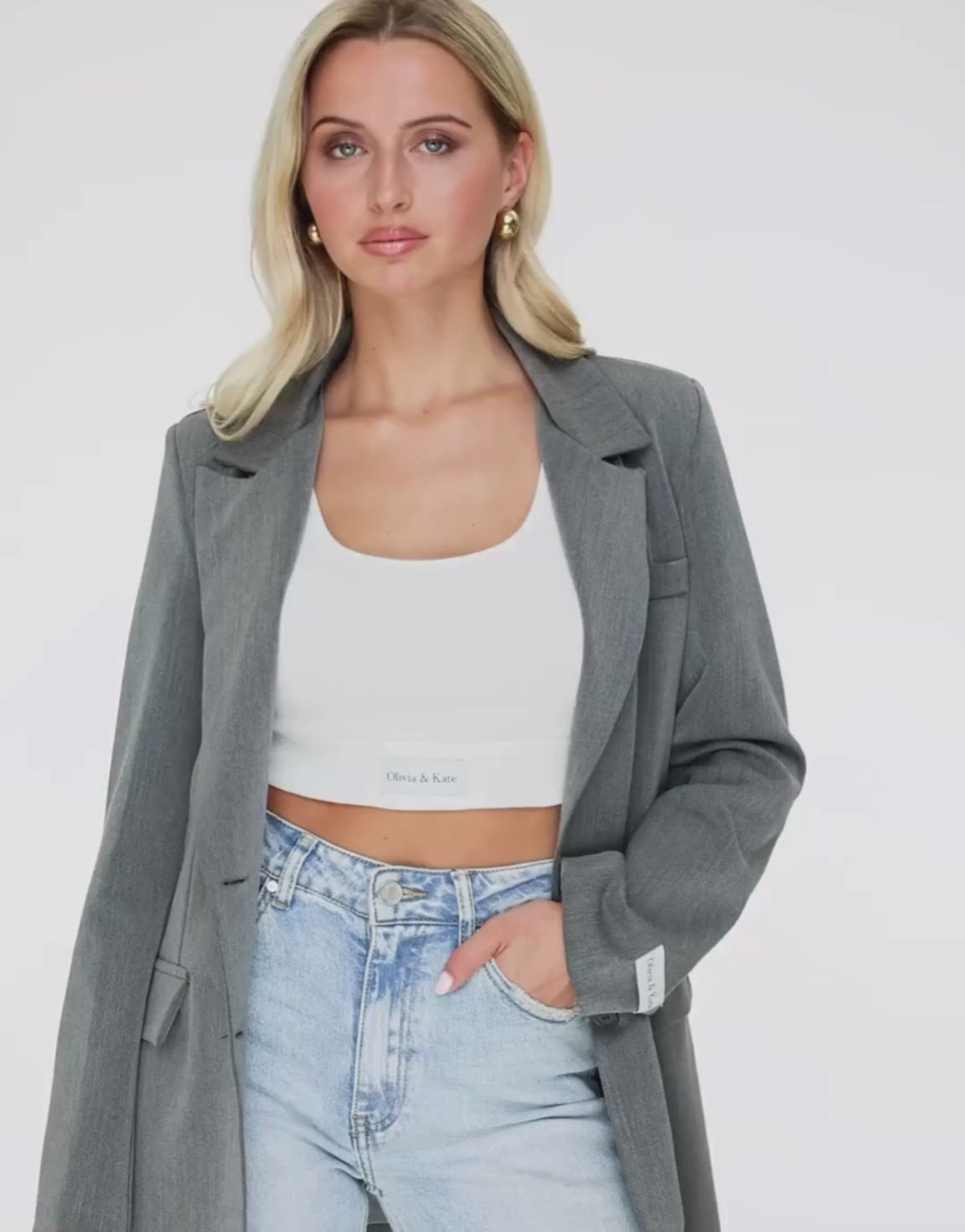 Witte Cropped - Top