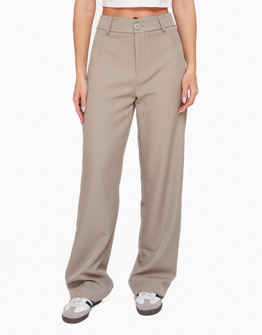Taupe Classic - Pantalon - Olivia & Kate