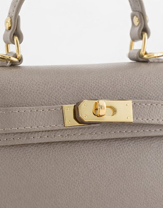Taupe Gouden Details - Tas - Olivia & Kate