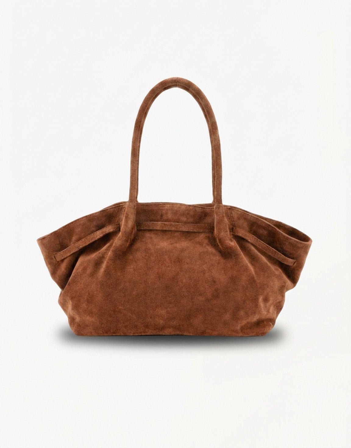 Taupe Grote Suede Shopper - Tas - Olivia & Kate