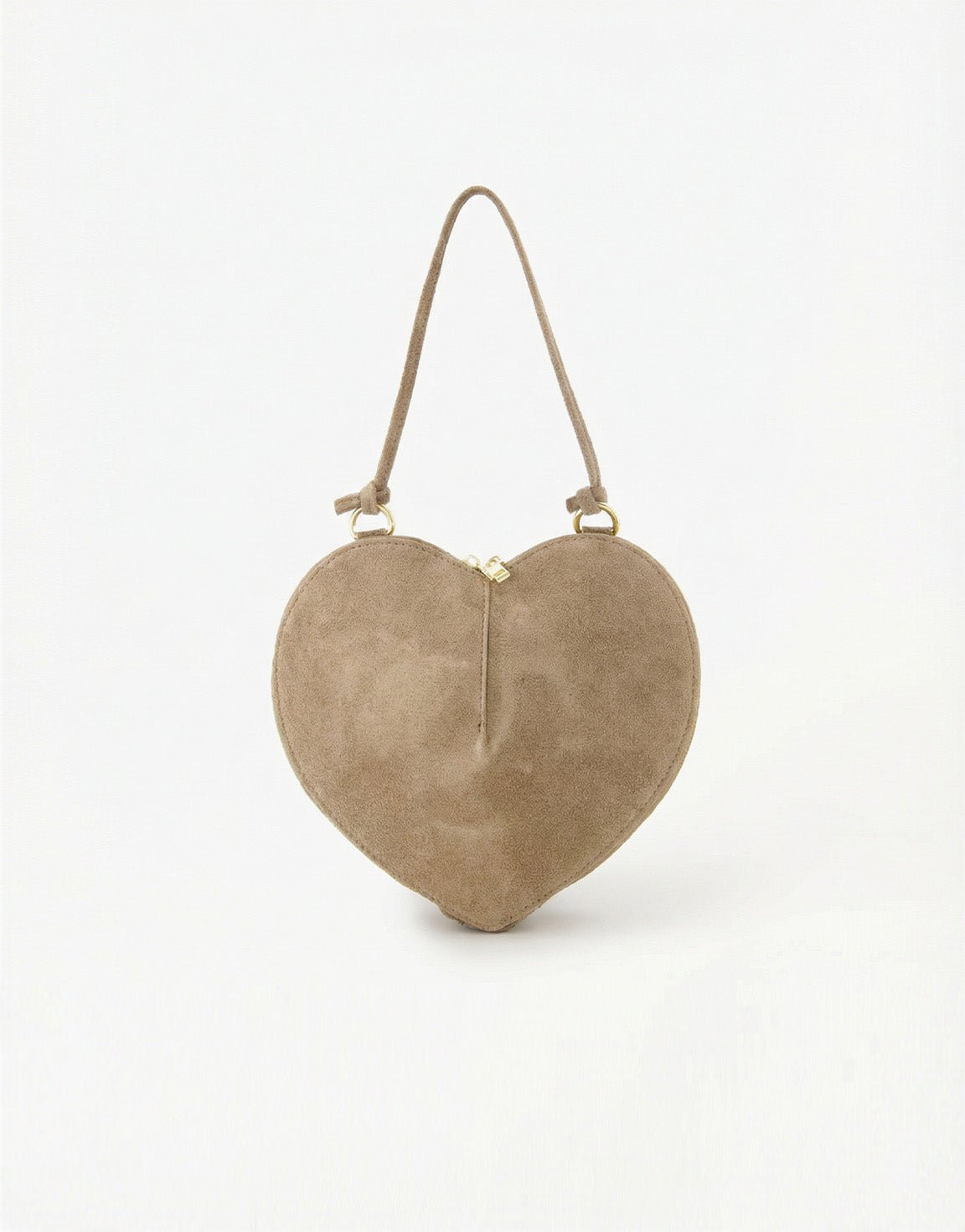 Taupe Heart - Bag - Olivia & Kate