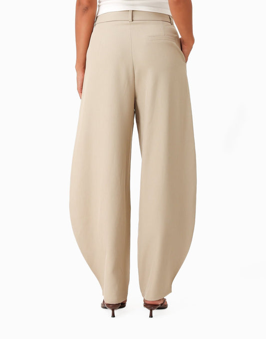 Taupe Mouwloze Gestrikte Ballon - Set - Olivia & Kate