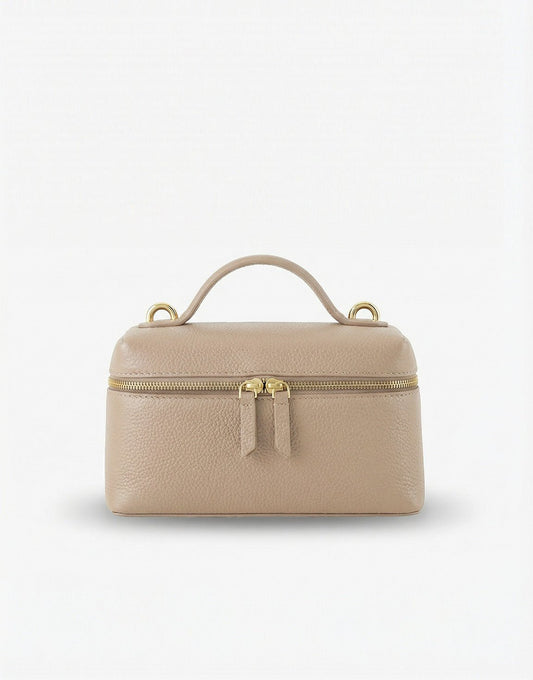 Taupe Rechthoekige - Tas - Olivia & Kate