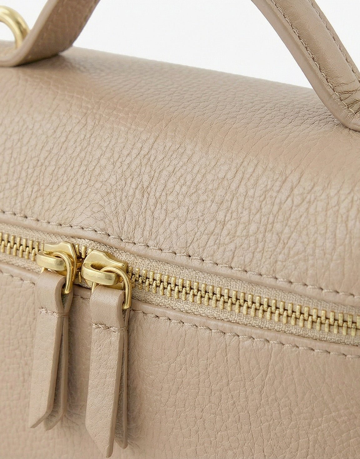 Taupe Rechthoekige - Tas - Olivia & Kate